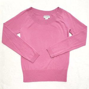 Banana Republic Merino-blend 3/4-sleeve Sweater in Pink, Size S
